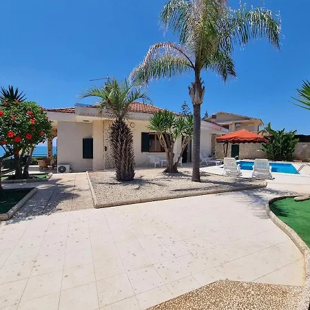 Вилла Brezza Di Mare, Con Piscina E Vista Mare Марина-ди-Рагуза